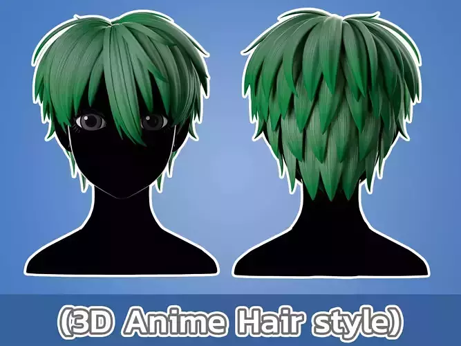 Anime hair style 28