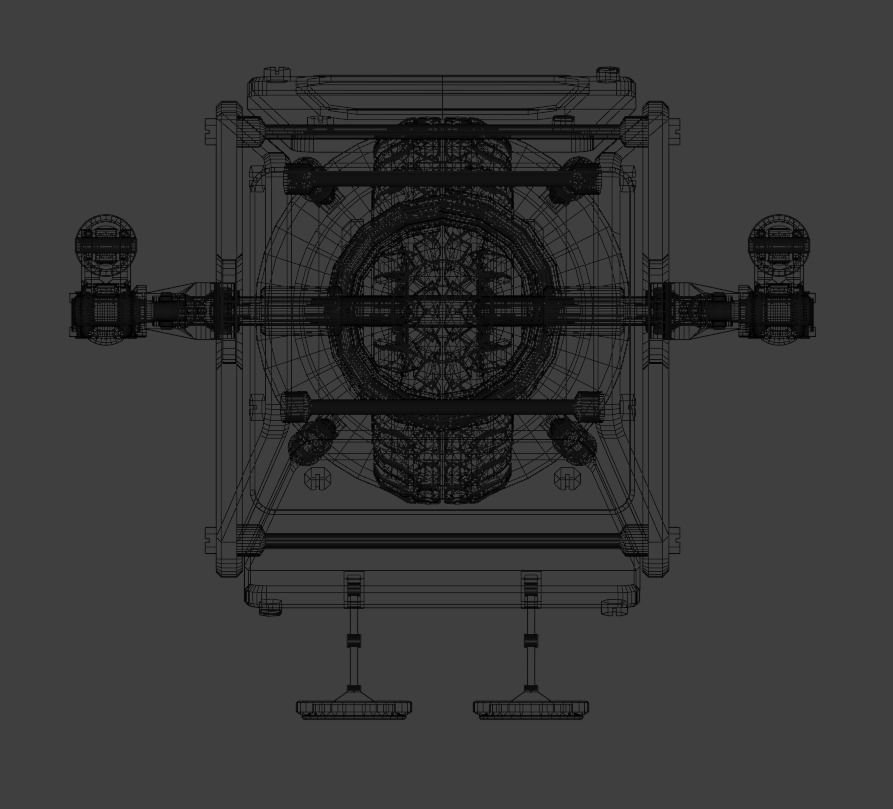Robot - Low poly cute robot Low-poly 3D model_3