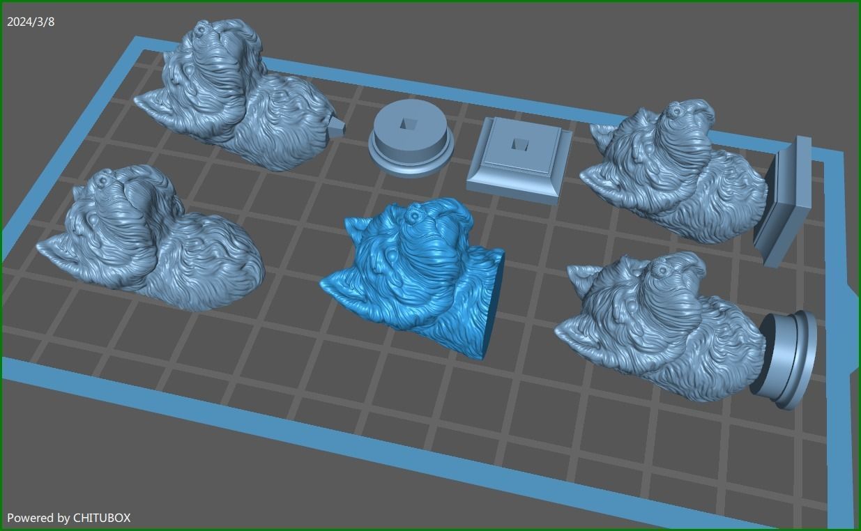 West Highland White Terrier bust 3D print model_2