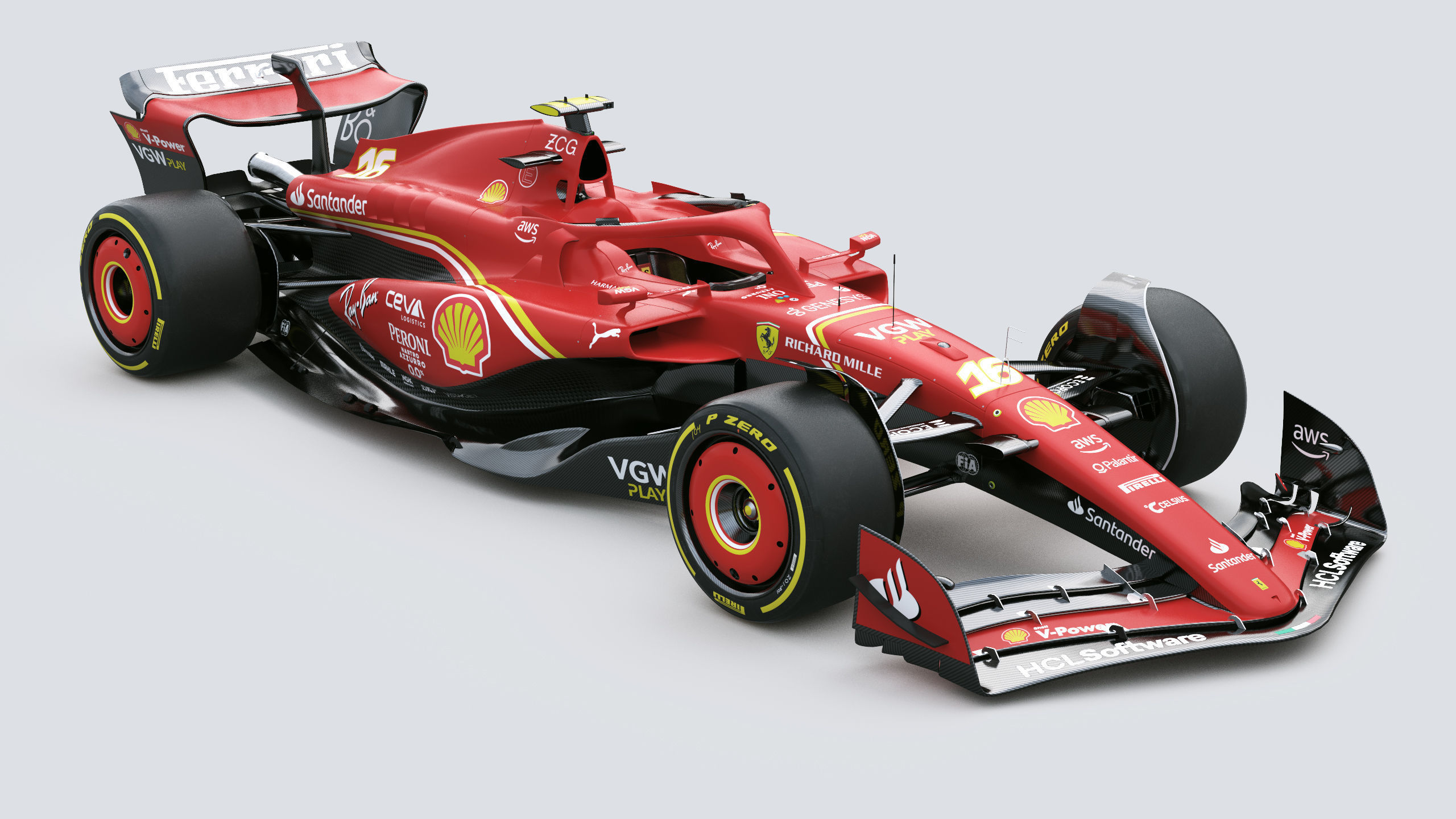 F1 Ferrari SF24 2024 3D model_8