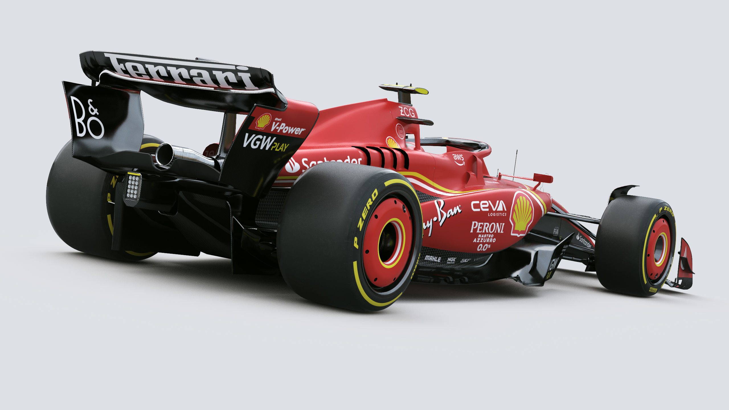 F1 Ferrari SF24 2024 3D model_5