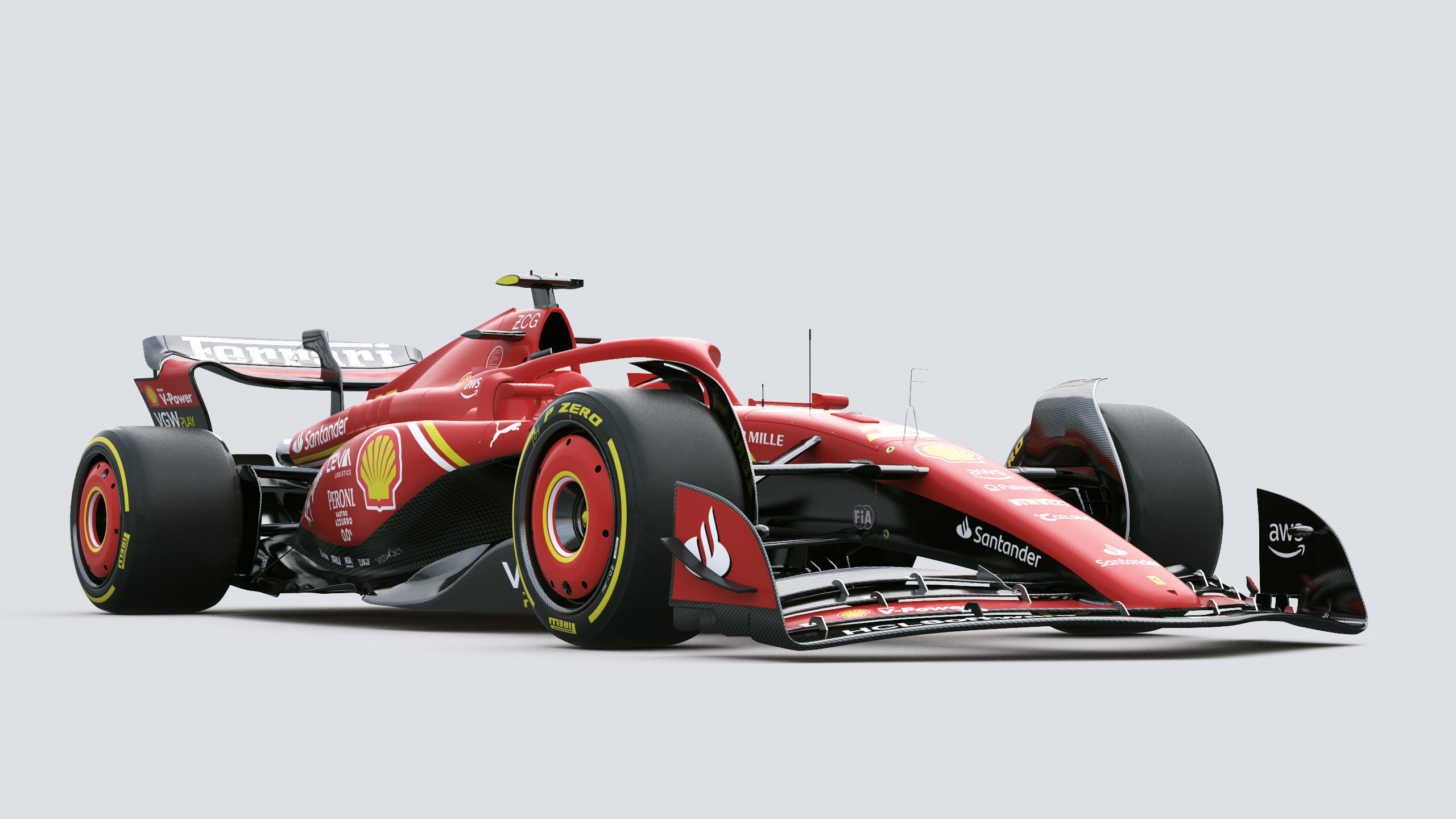 F1 Ferrari SF24 2024 3D model_9