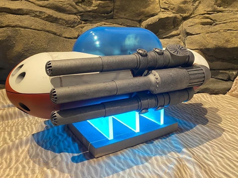 A1 Landspeeder Small 1-12 scale Blackseries 3D print model_1