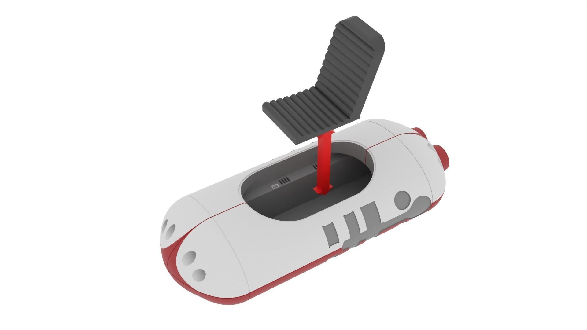 A1 Landspeeder Small 1-12 scale Blackseries 3D print model_12