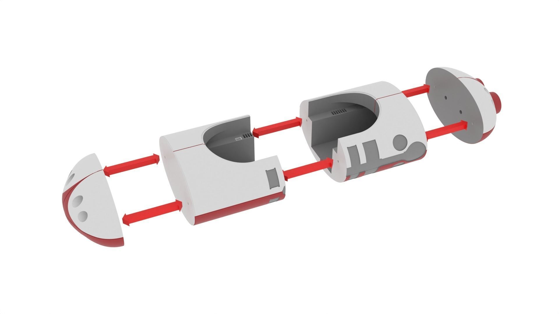 A1 Landspeeder Small 1-12 scale Blackseries 3D print model_9