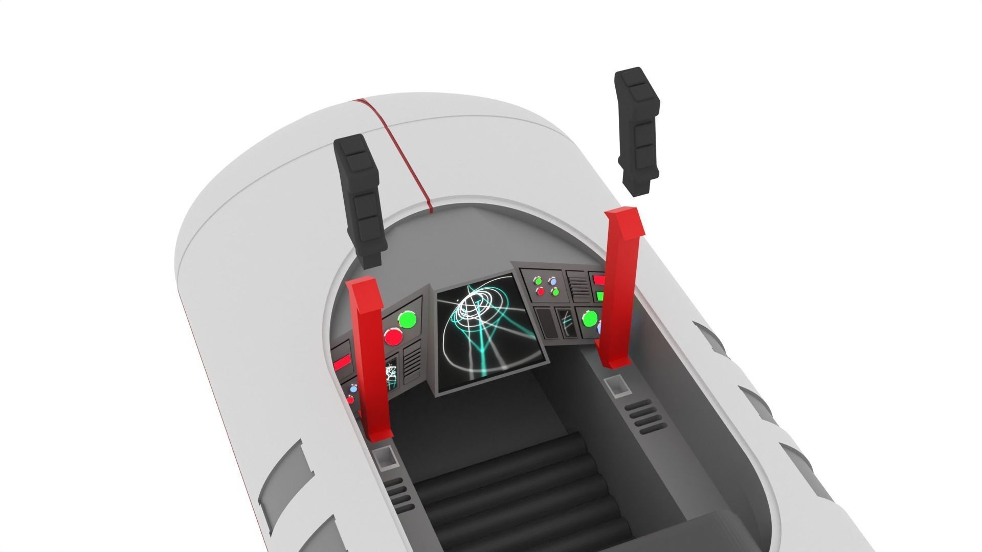 A1 Landspeeder Small 1-12 scale Blackseries 3D print model_15