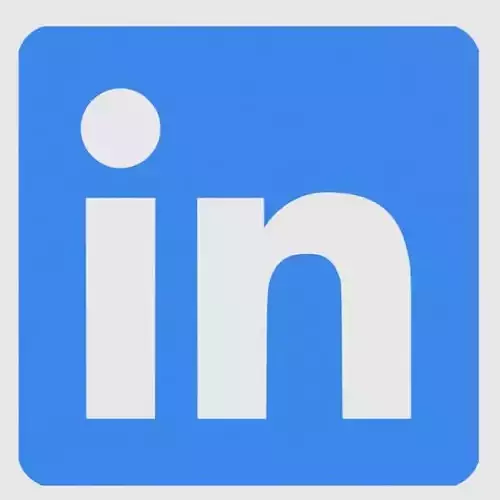 Linkedin logo 3D model