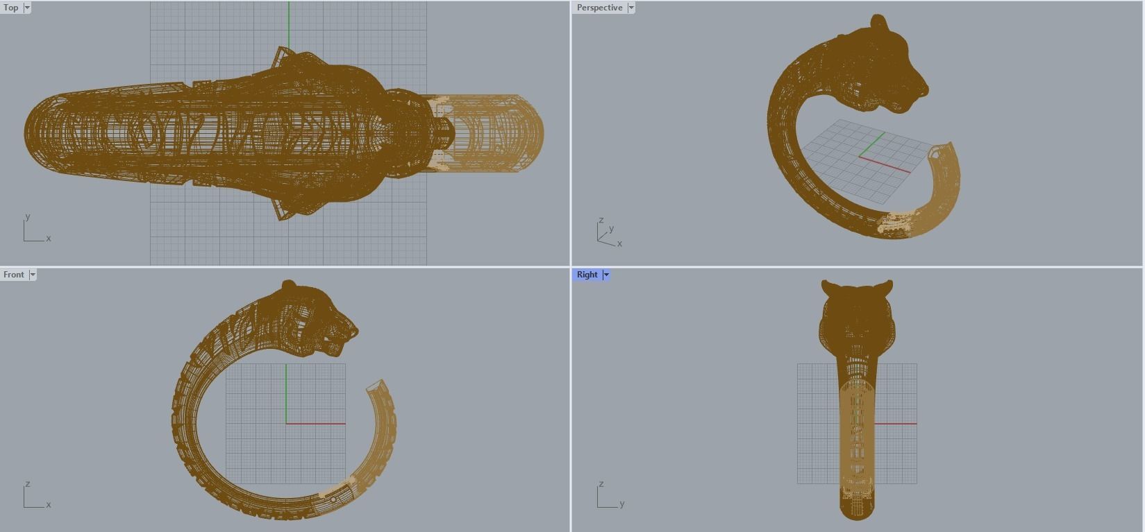 BR 002 bracelet 3D print model_21