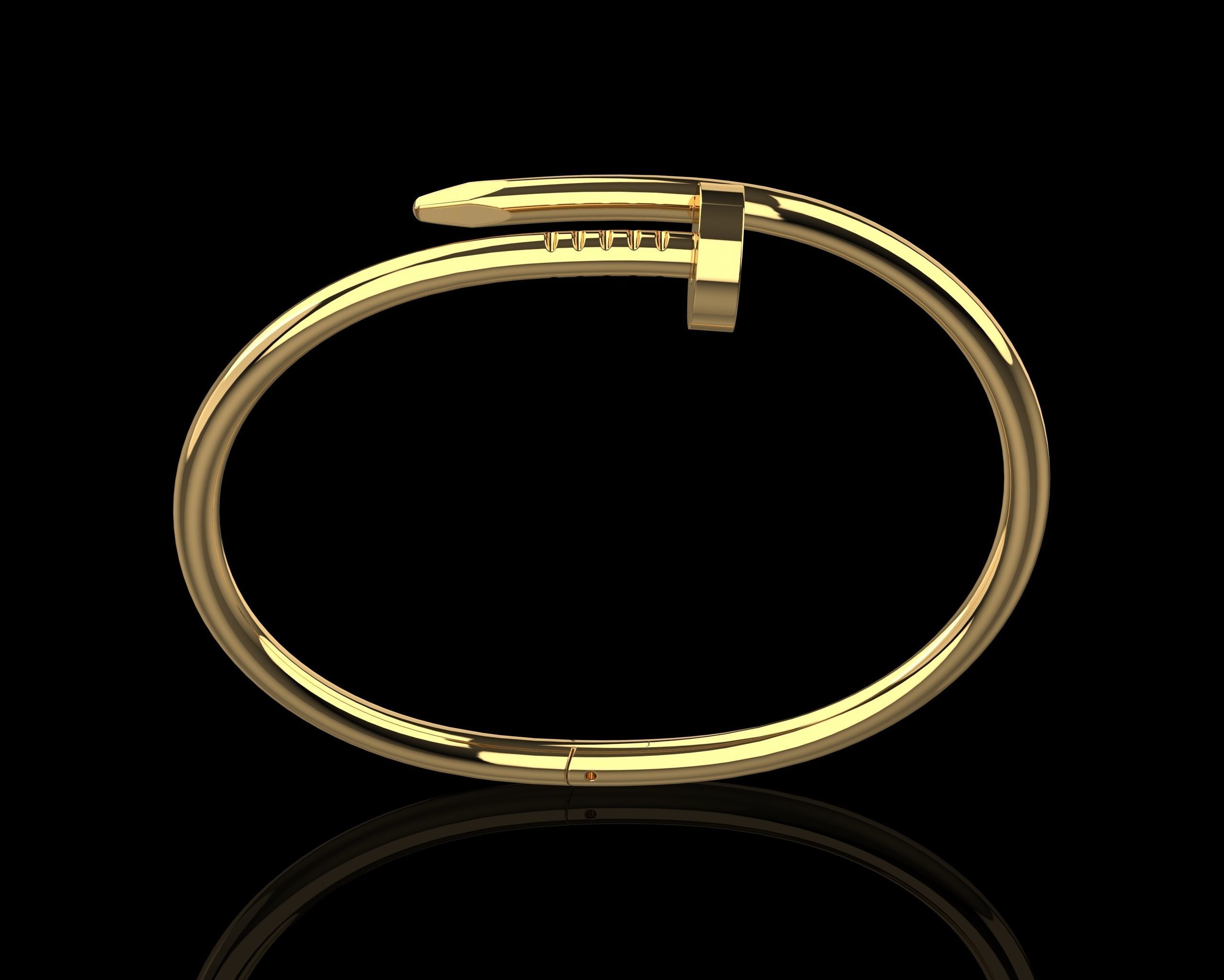 Juste un clou Bracelet 17 Size N111 3D print model_1