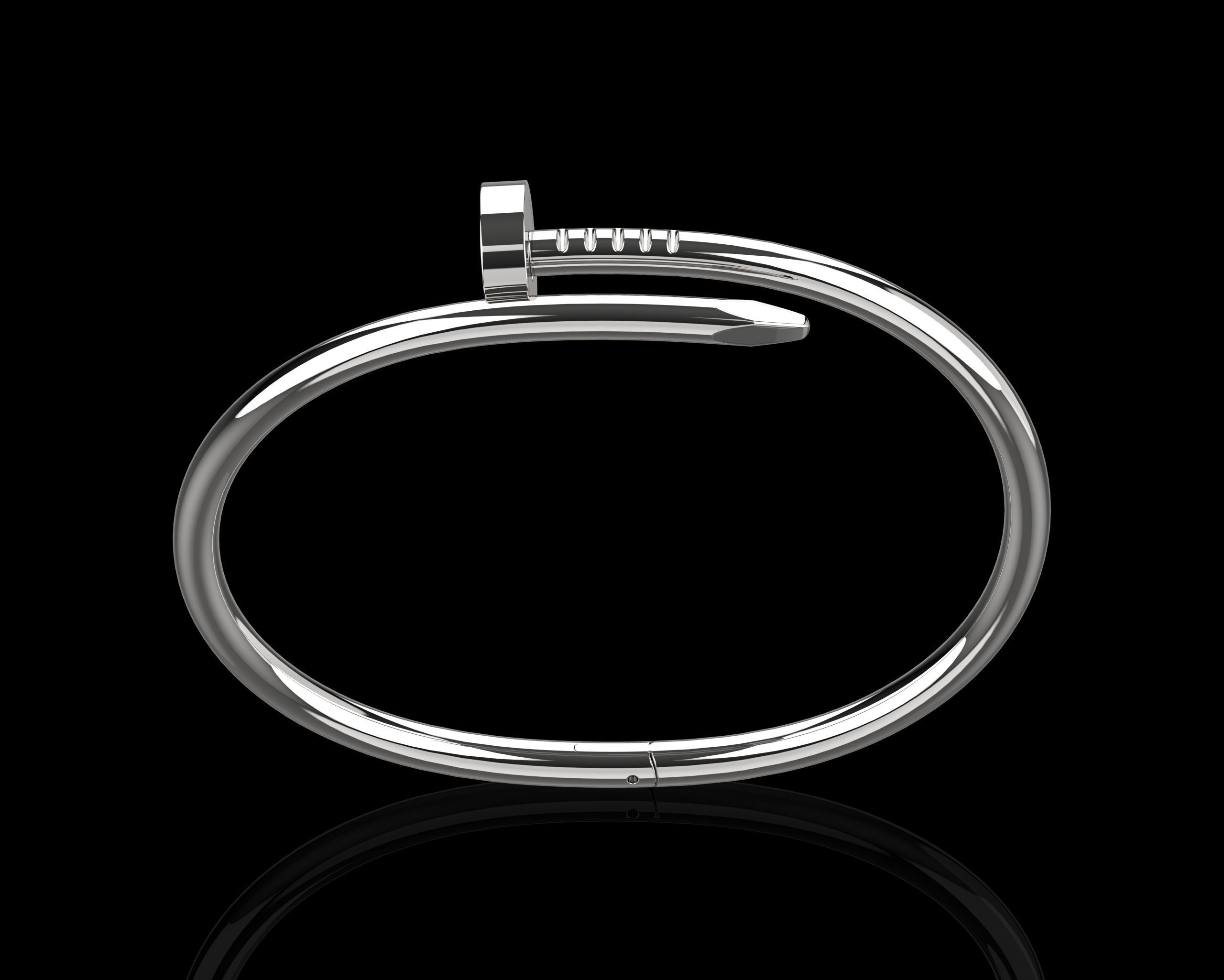 Juste un clou Bracelet 17 Size N111 3D print model_15