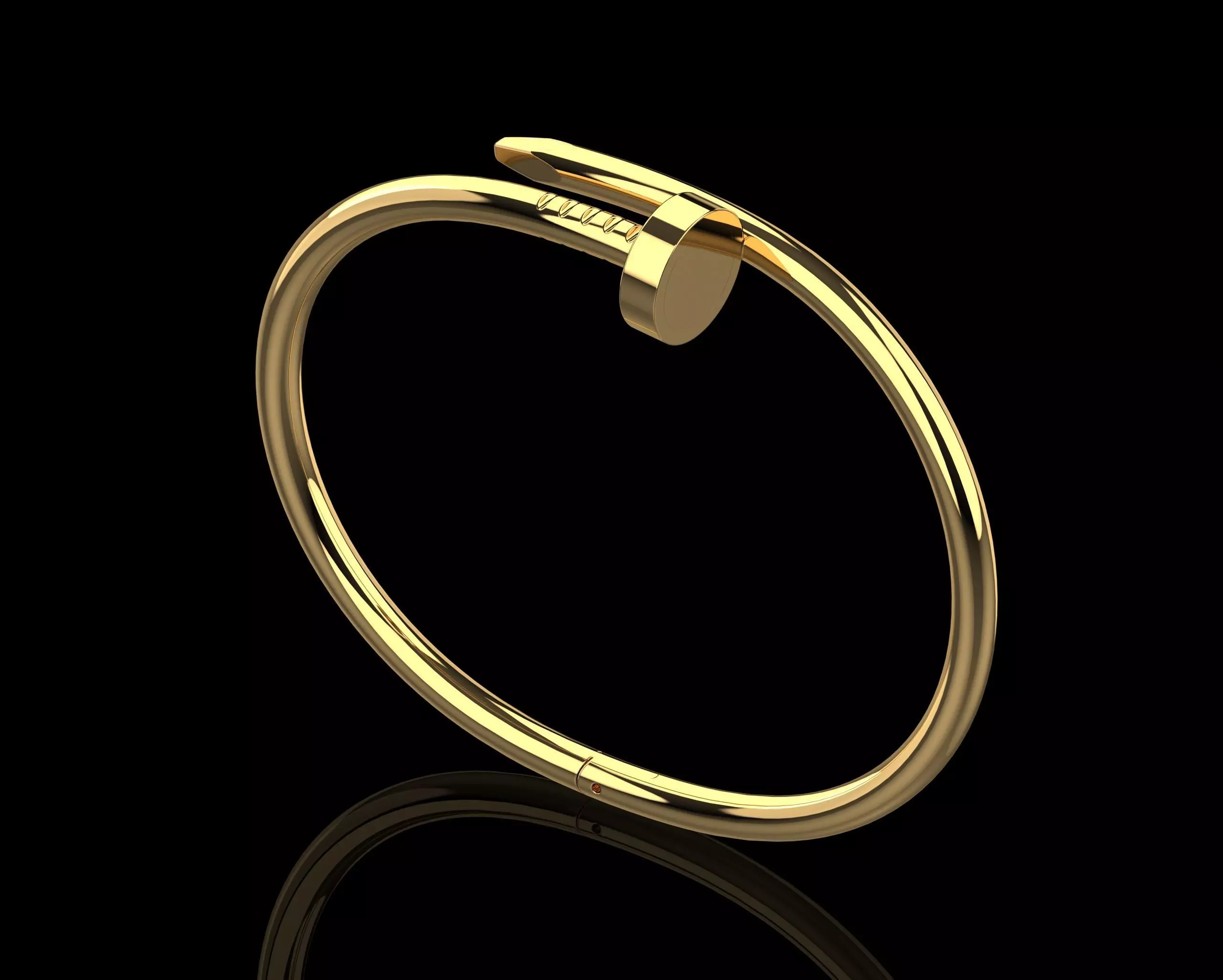 Juste un clou Bracelet 21 Size N115 3D print model_0