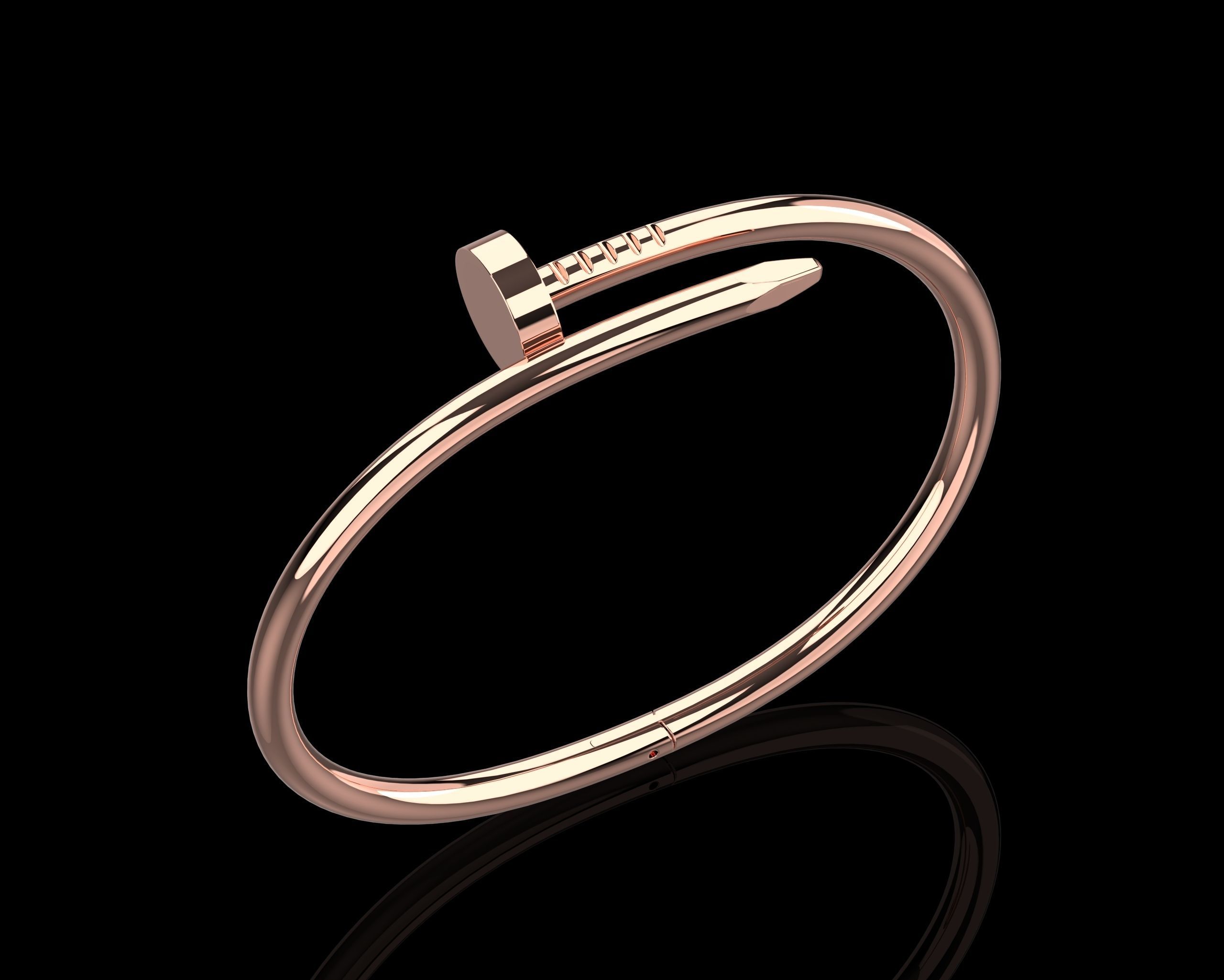 Juste un clou Bracelet 21 Size N115 3D print model_21