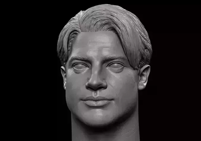 Rick O connell- Brendan Fraser Head 3D print model