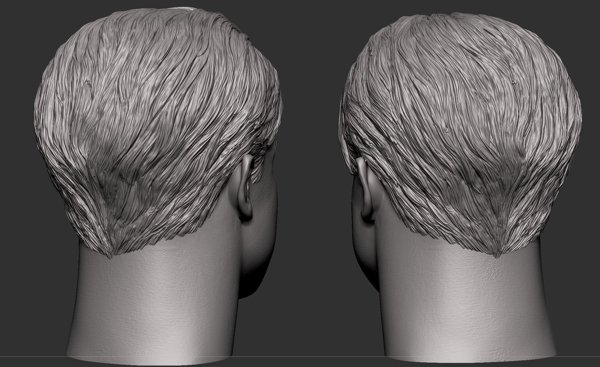 Rick O connell- Brendan Fraser Head 3D print model_7