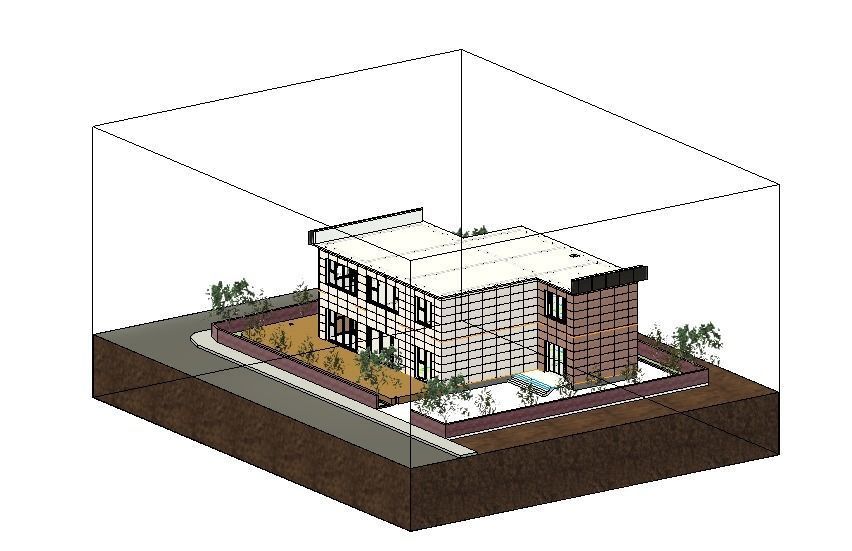 Restaurant Project Revit Low-poly 3D model_4