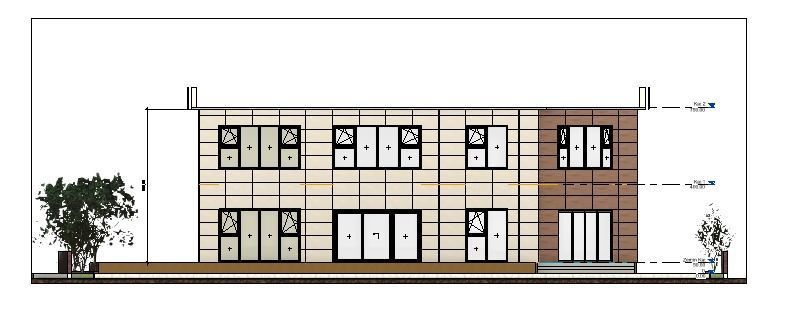 Restaurant Project Revit Low-poly 3D model_5