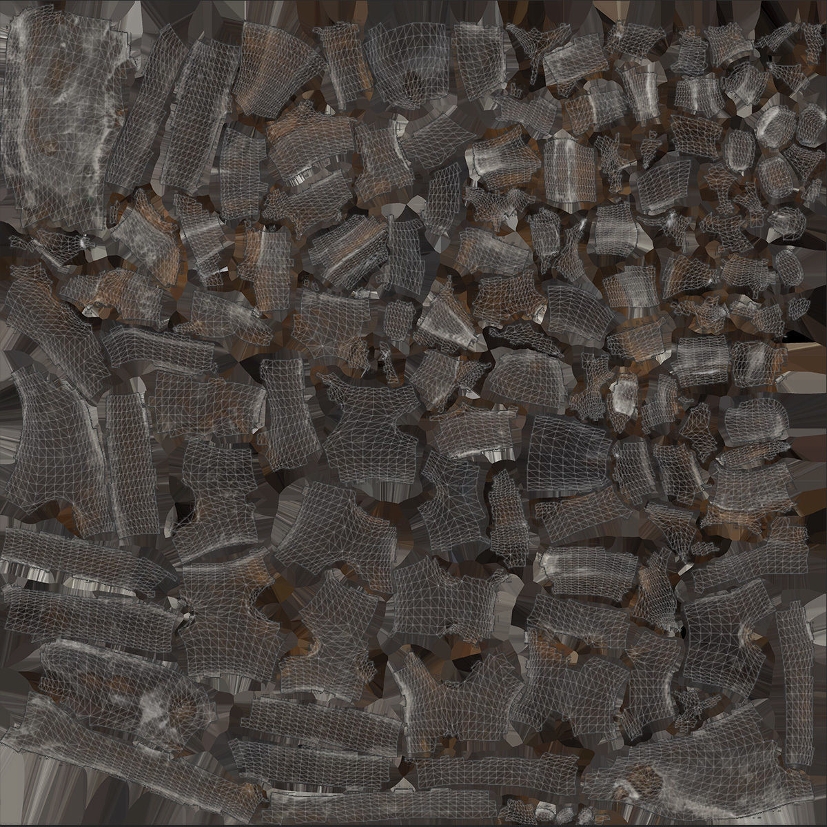 Horseshoe old Low-poly 3D model_6