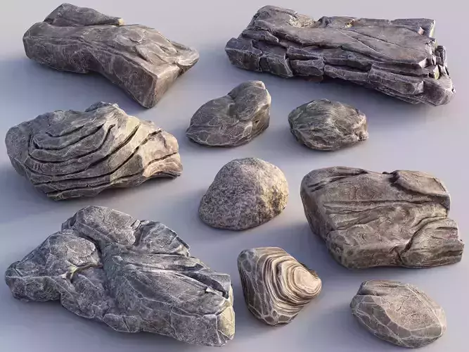Low Poly Rocks 