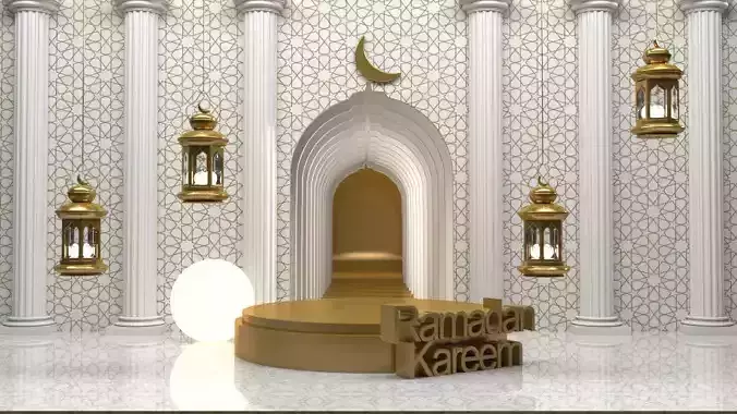 Ramadan Podium Display