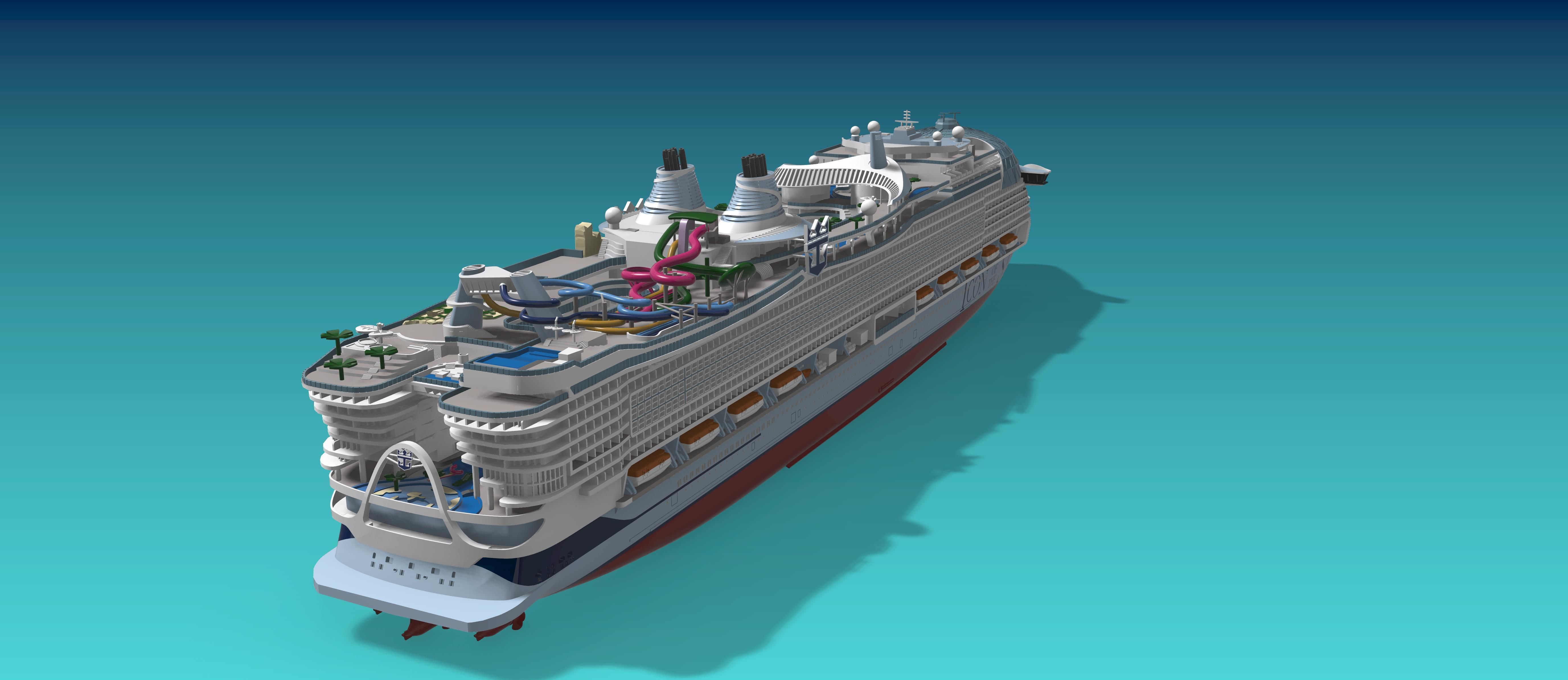 ICON OF THE SEAS print ready model 3D print model_8