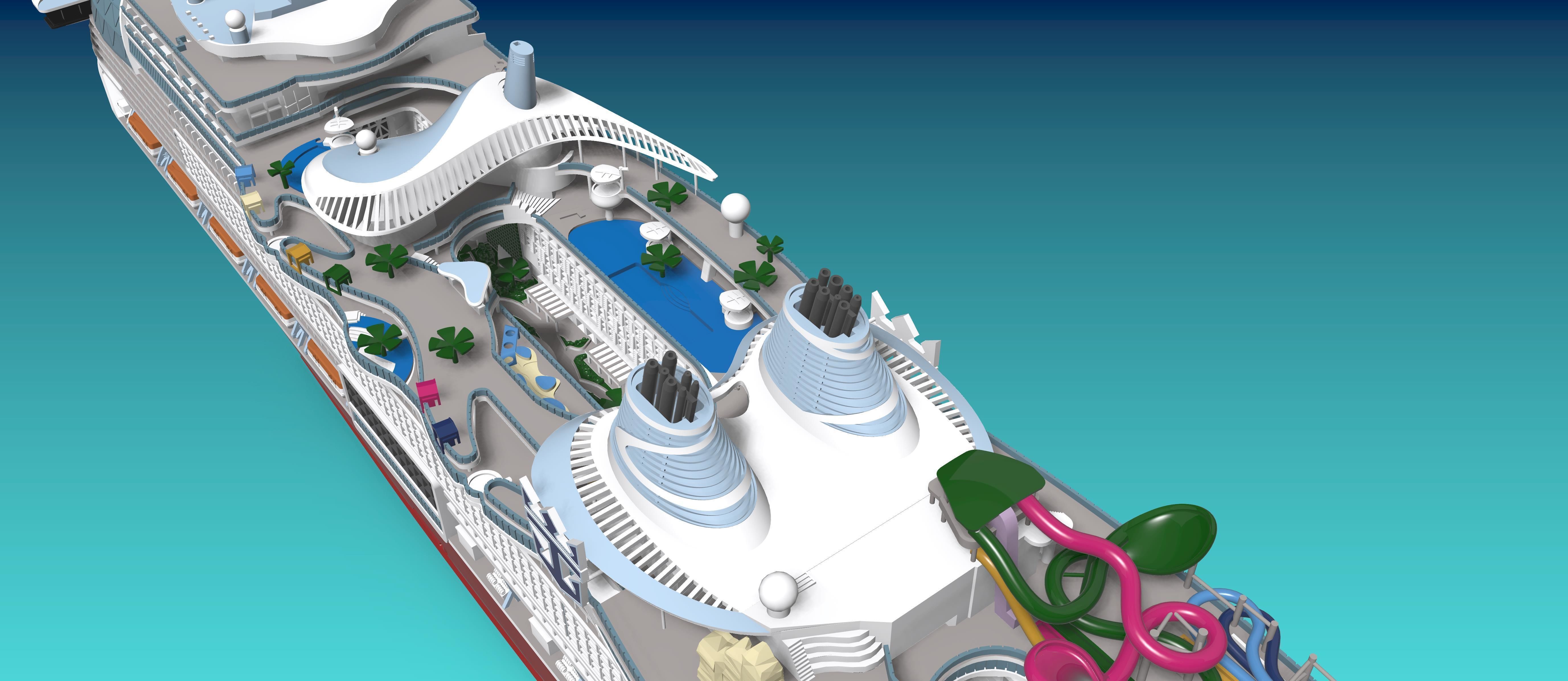 ICON OF THE SEAS print ready model 3D print model_3