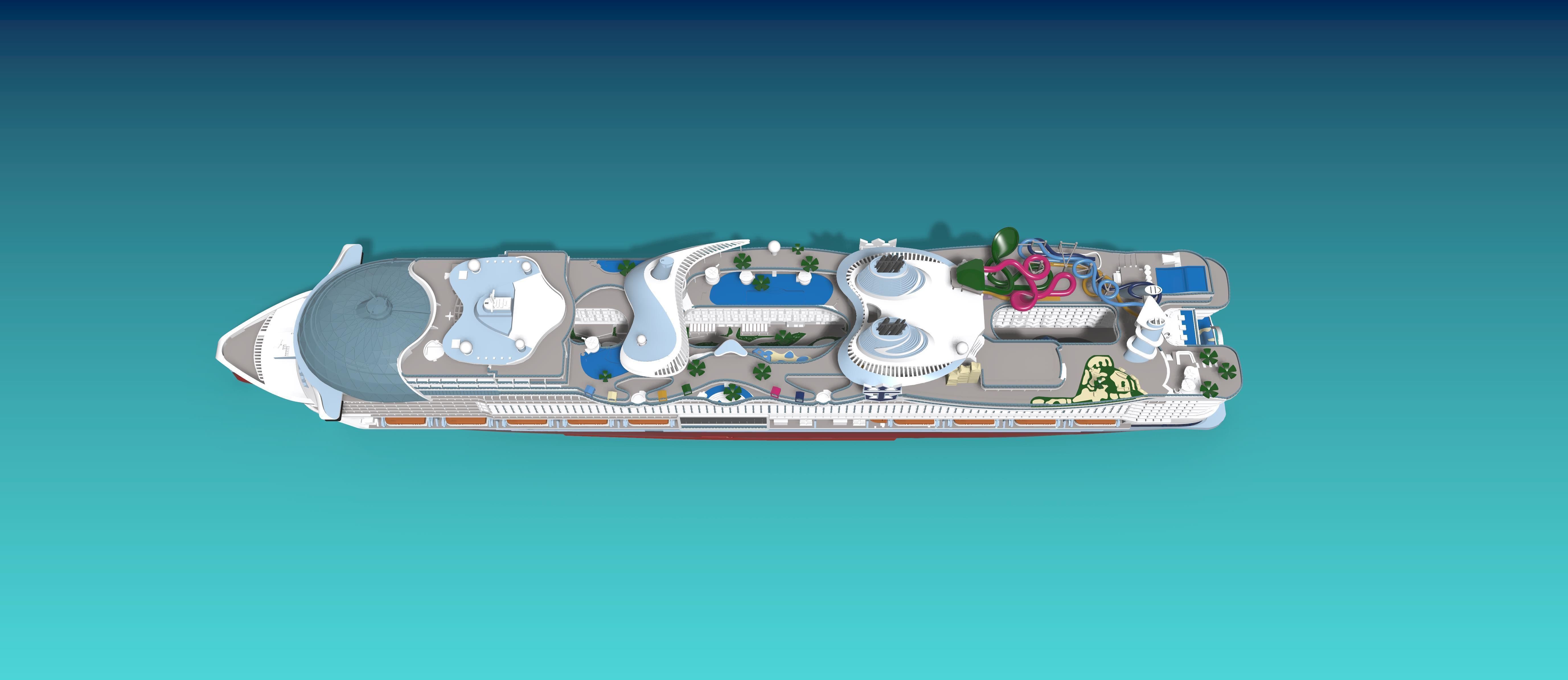 ICON OF THE SEAS print ready model 3D print model_2