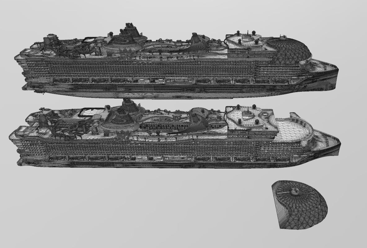 ICON OF THE SEAS print ready model 3D print model_10