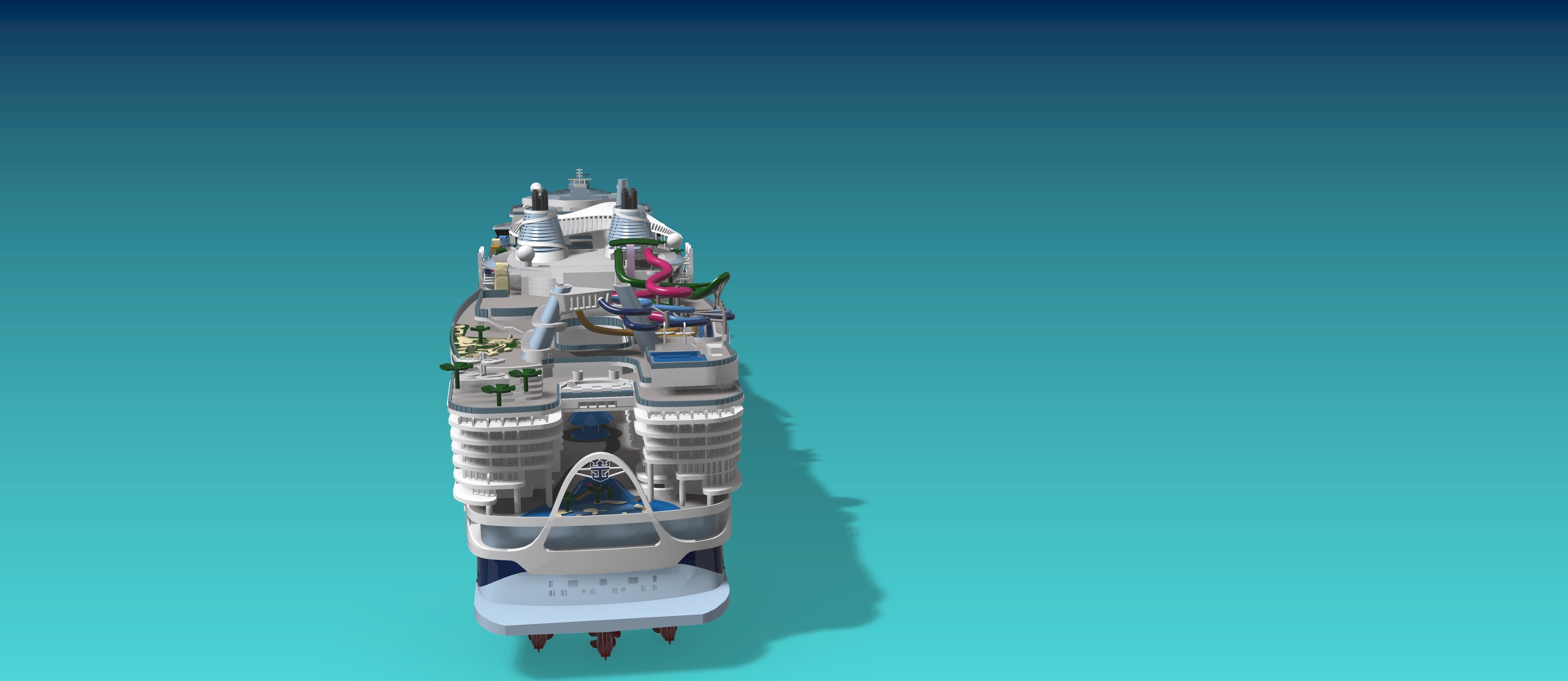 ICON OF THE SEAS print ready model 3D print model_5