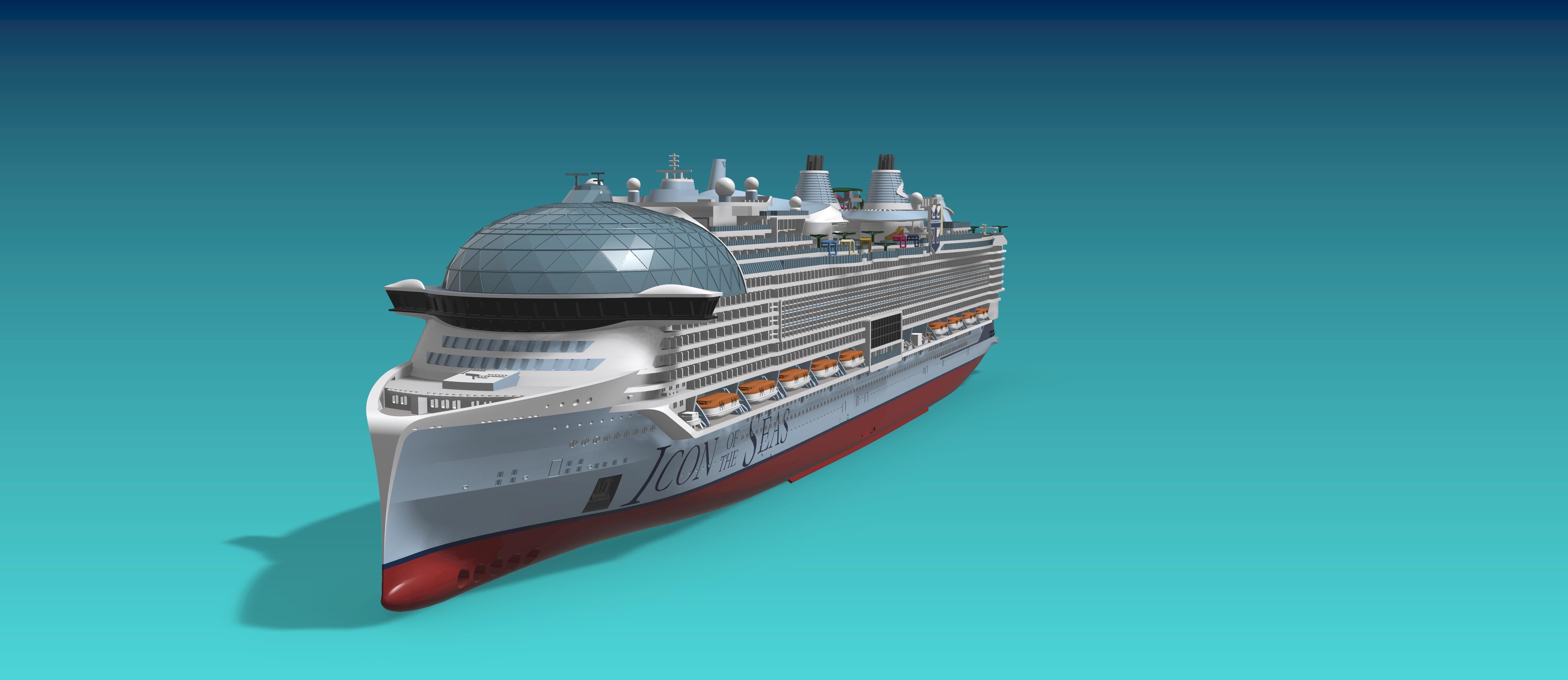ICON OF THE SEAS print ready model 3D print model_6