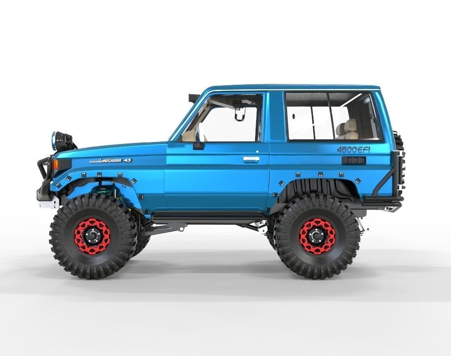 Toyota Land Cruiser 70 1998 Ecotechene Edition 3D model_1
