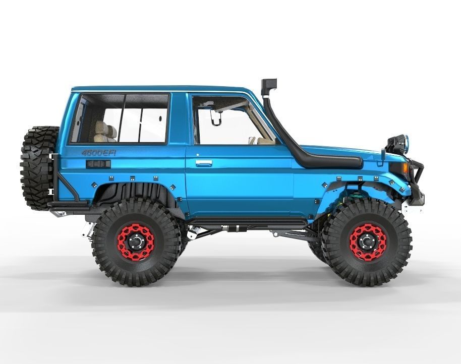 Toyota Land Cruiser 70 1998 Ecotechene Edition 3D model_2