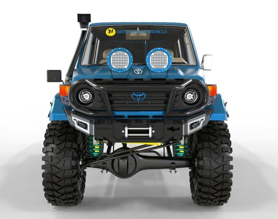 Toyota Land Cruiser 70 1998 Ecotechene Edition 3D model_3