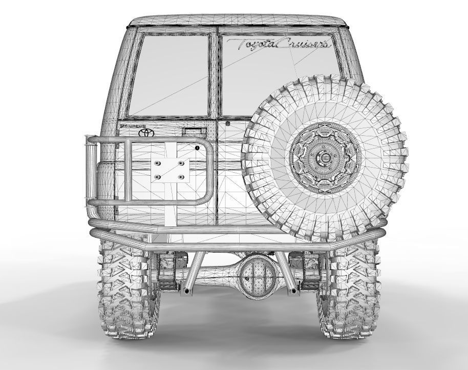 Toyota Land Cruiser 70 1998 Ecotechene Edition 3D model_9