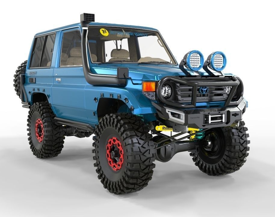 Toyota Land Cruiser 70 1998 Ecotechene Edition 3D model_6