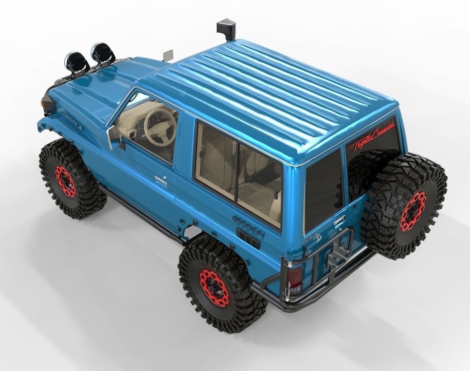 Toyota Land Cruiser 70 1998 Ecotechene Edition 3D model_5