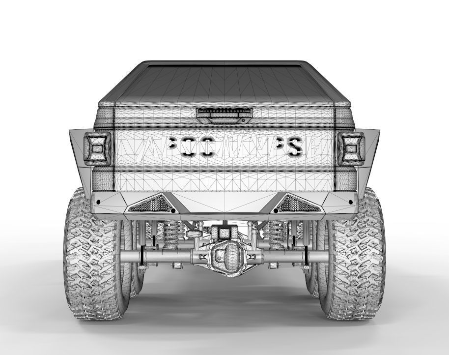 Jeep Gladiator 2020 6X6 Edition  3D model_10