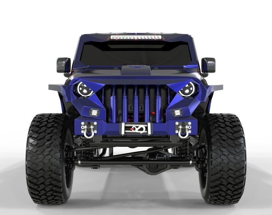 Jeep Gladiator 2020 6X6 Edition  3D model_3