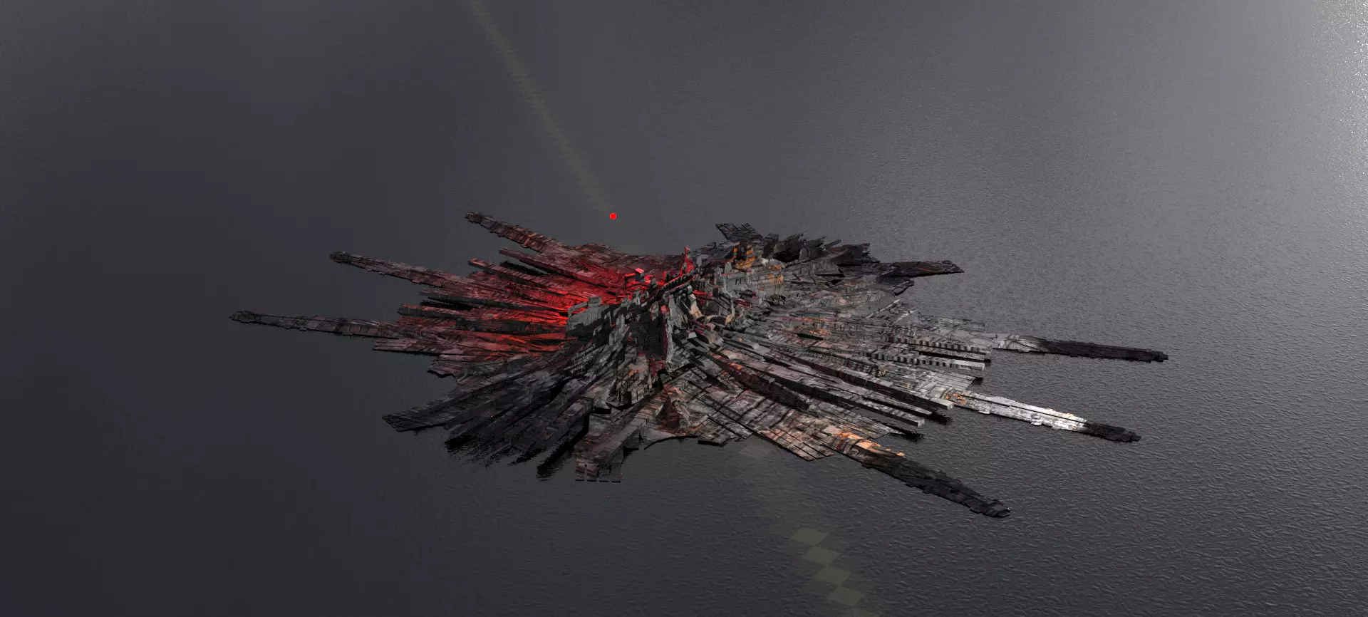 Crystal Magma Shards 3D model