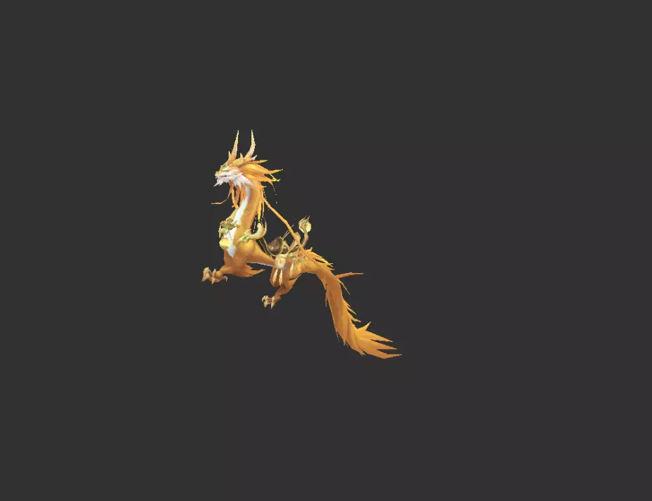 Dragon Mythical  Low-poly 3D model_0