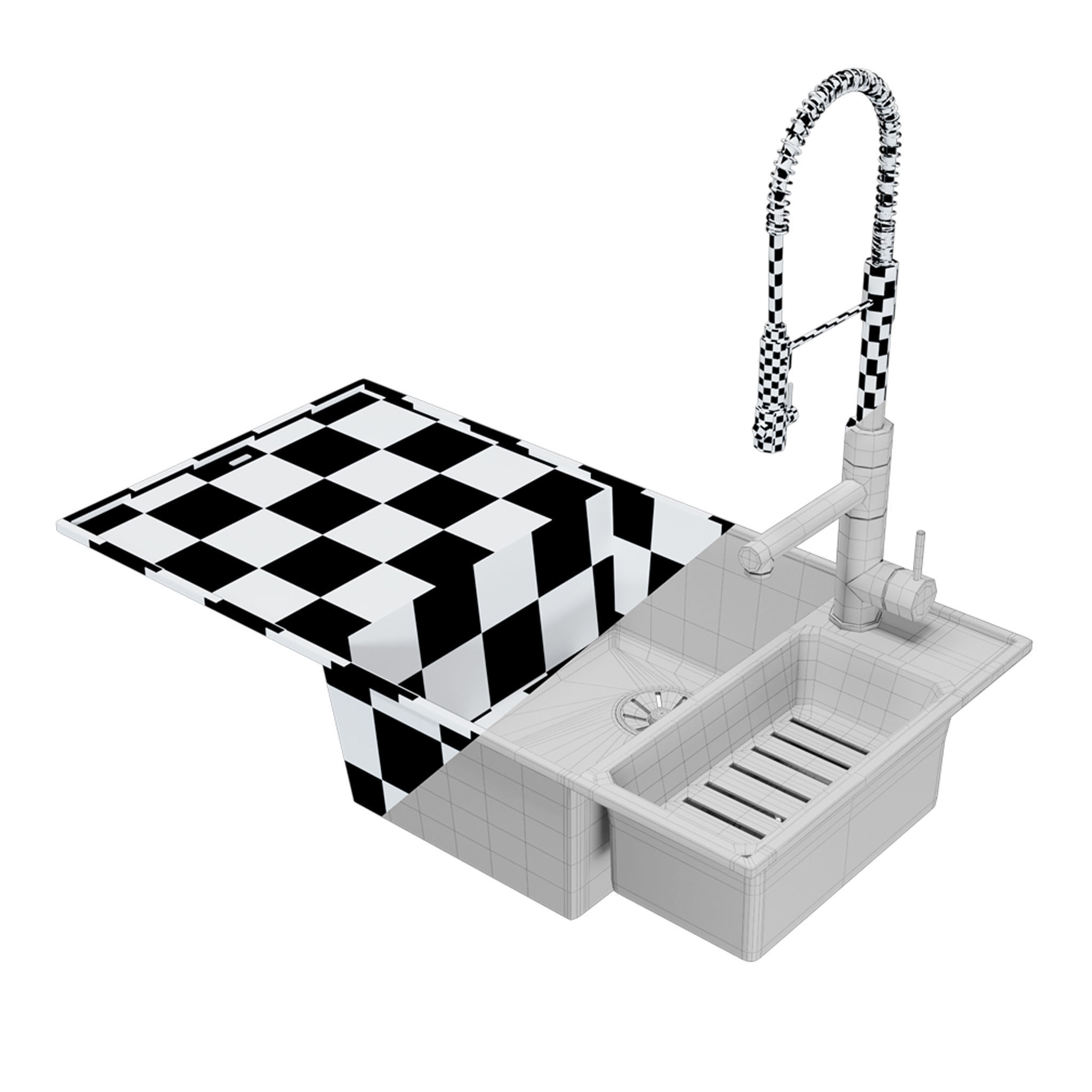 Blanco Axia III 6 S and Kraus Artec Pro 3D model_6