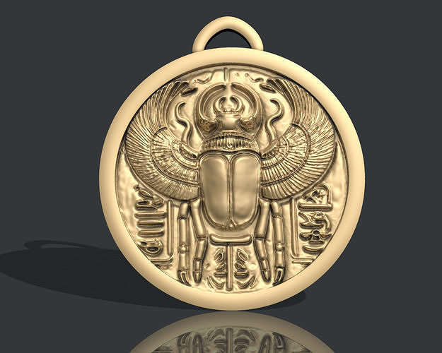 ANCIENT EGYPTION SCARAB PEMDANT 3D print model