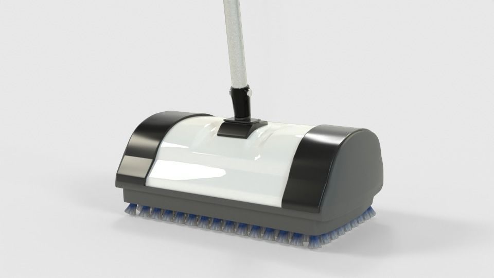 cgt fmcg broom mop squeegee 078   Low-poly 3D model_5