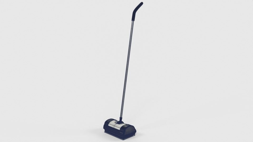 cgt fmcg broom mop squeegee 078   Low-poly 3D model_9