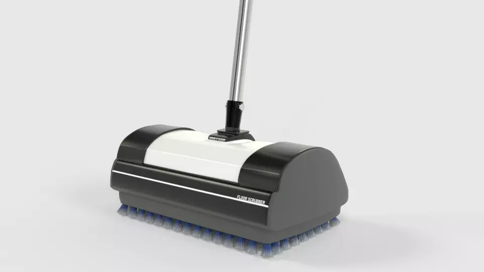 cgt fmcg broom mop squeegee 078   Low-poly 3D model_0