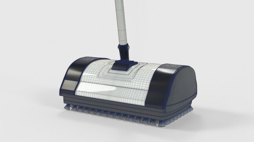 cgt fmcg broom mop squeegee 078   Low-poly 3D model_6