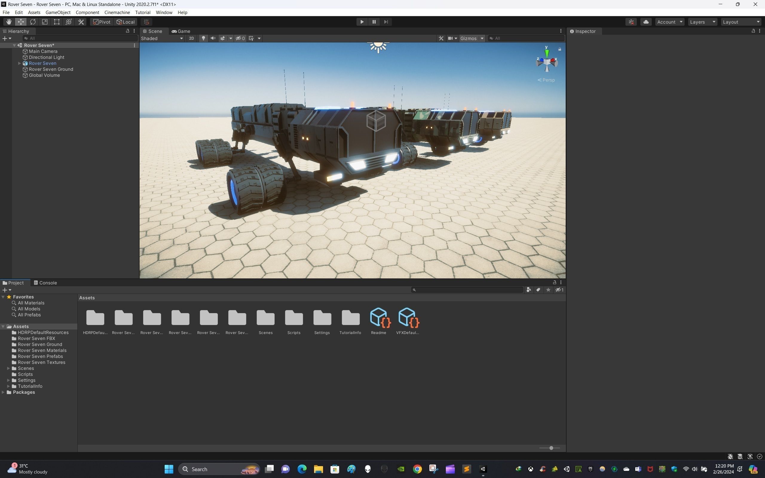 Rover Seven Low-poly 3D model_11