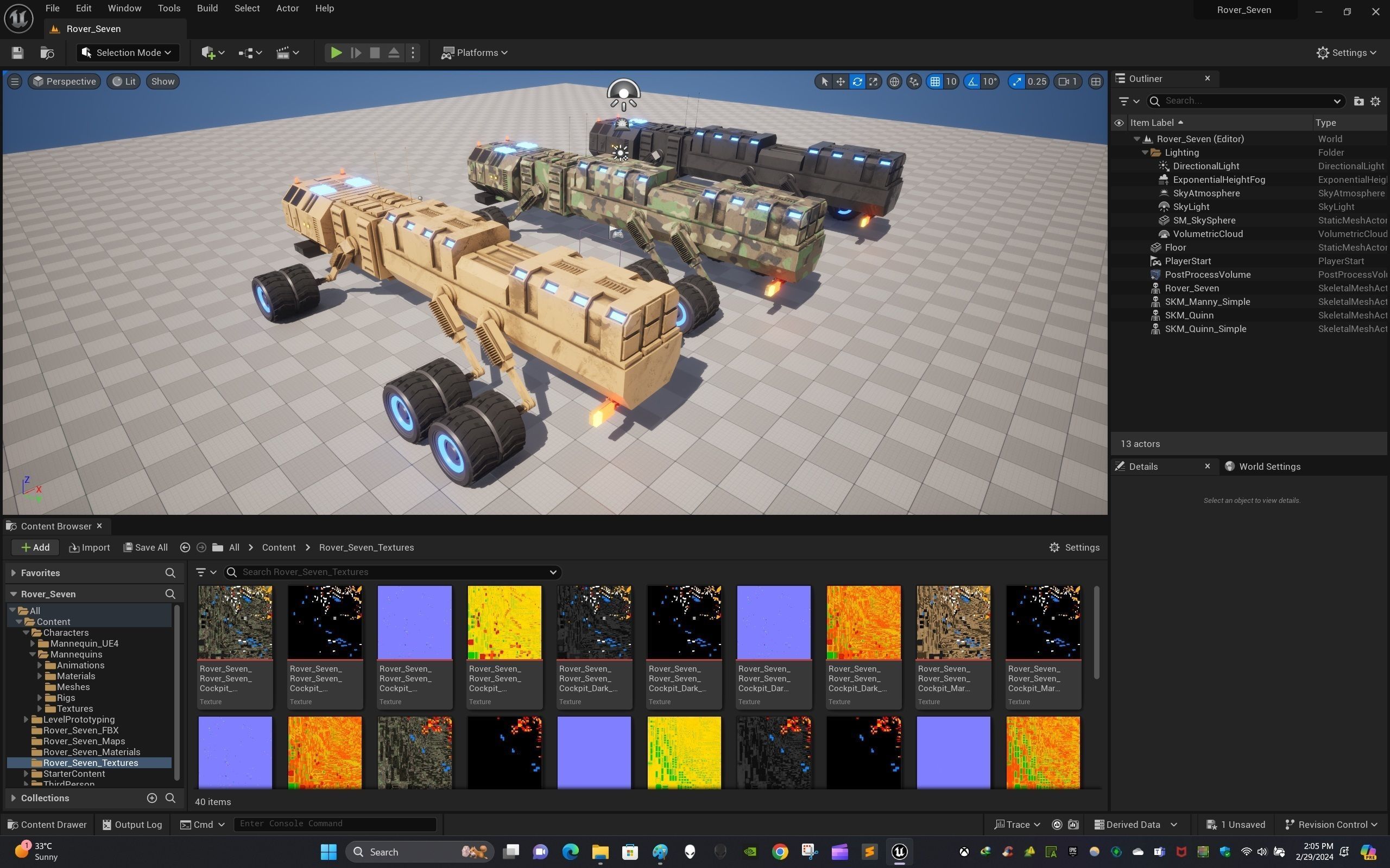 Rover Seven Low-poly 3D model_23