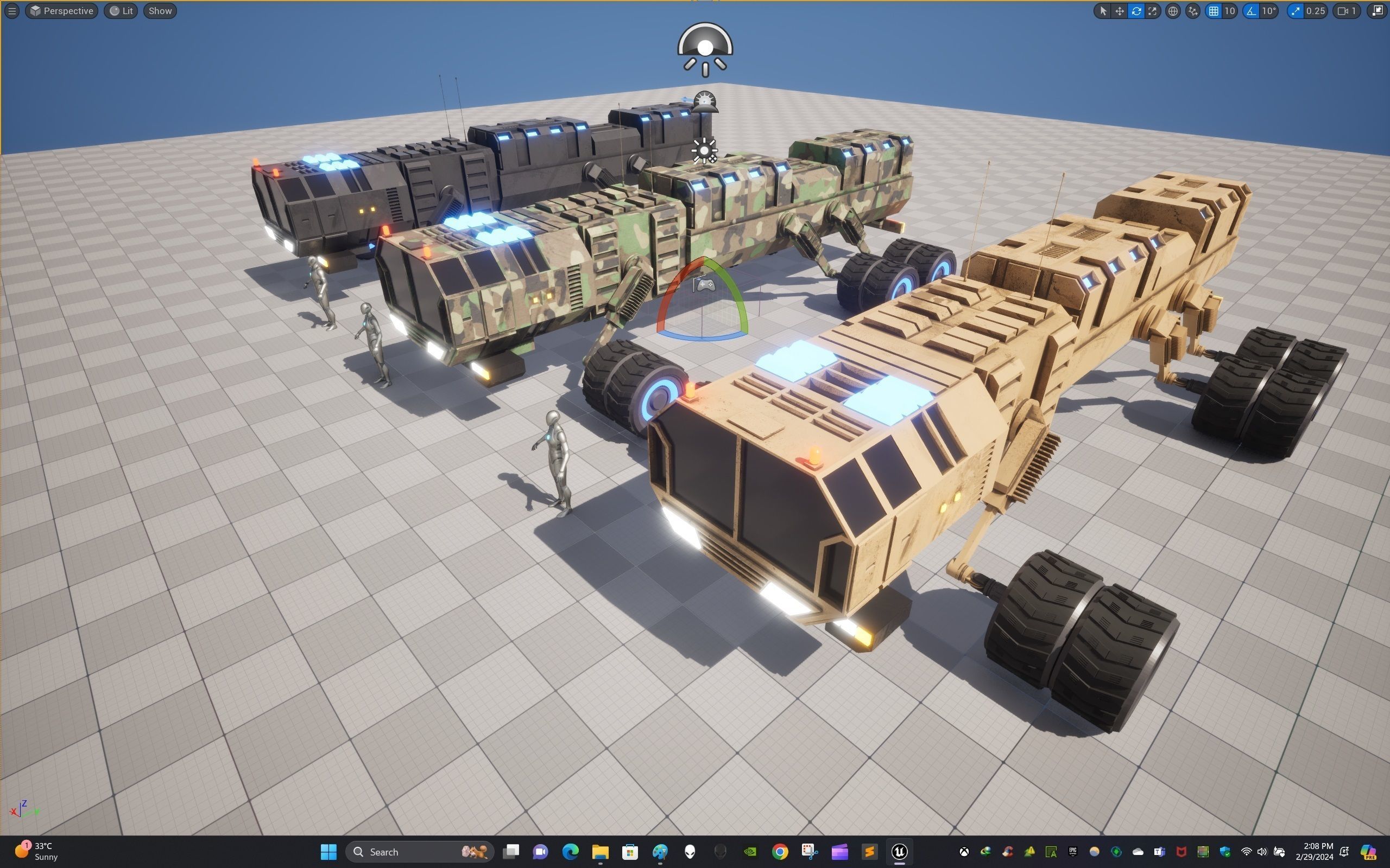 Rover Seven Low-poly 3D model_27