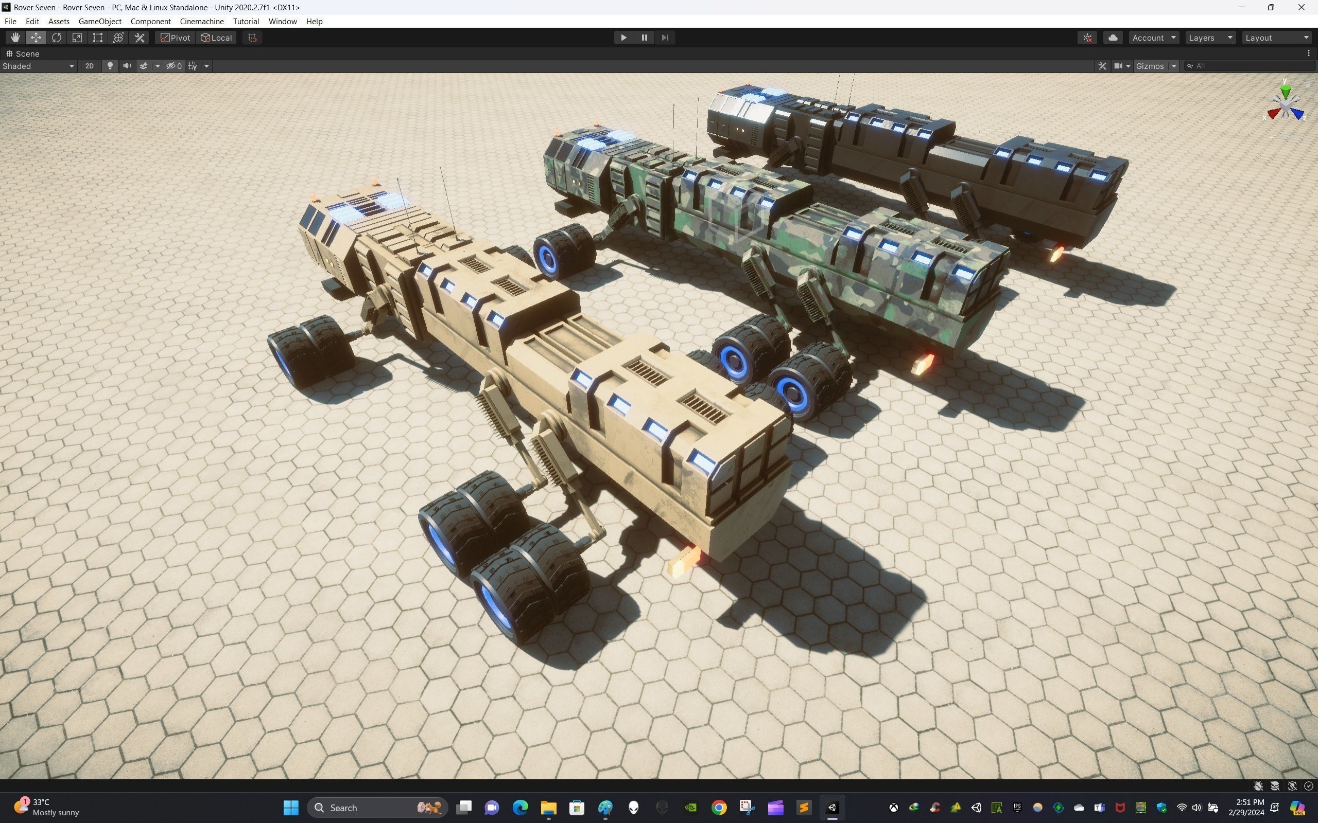 Rover Seven Low-poly 3D model_19