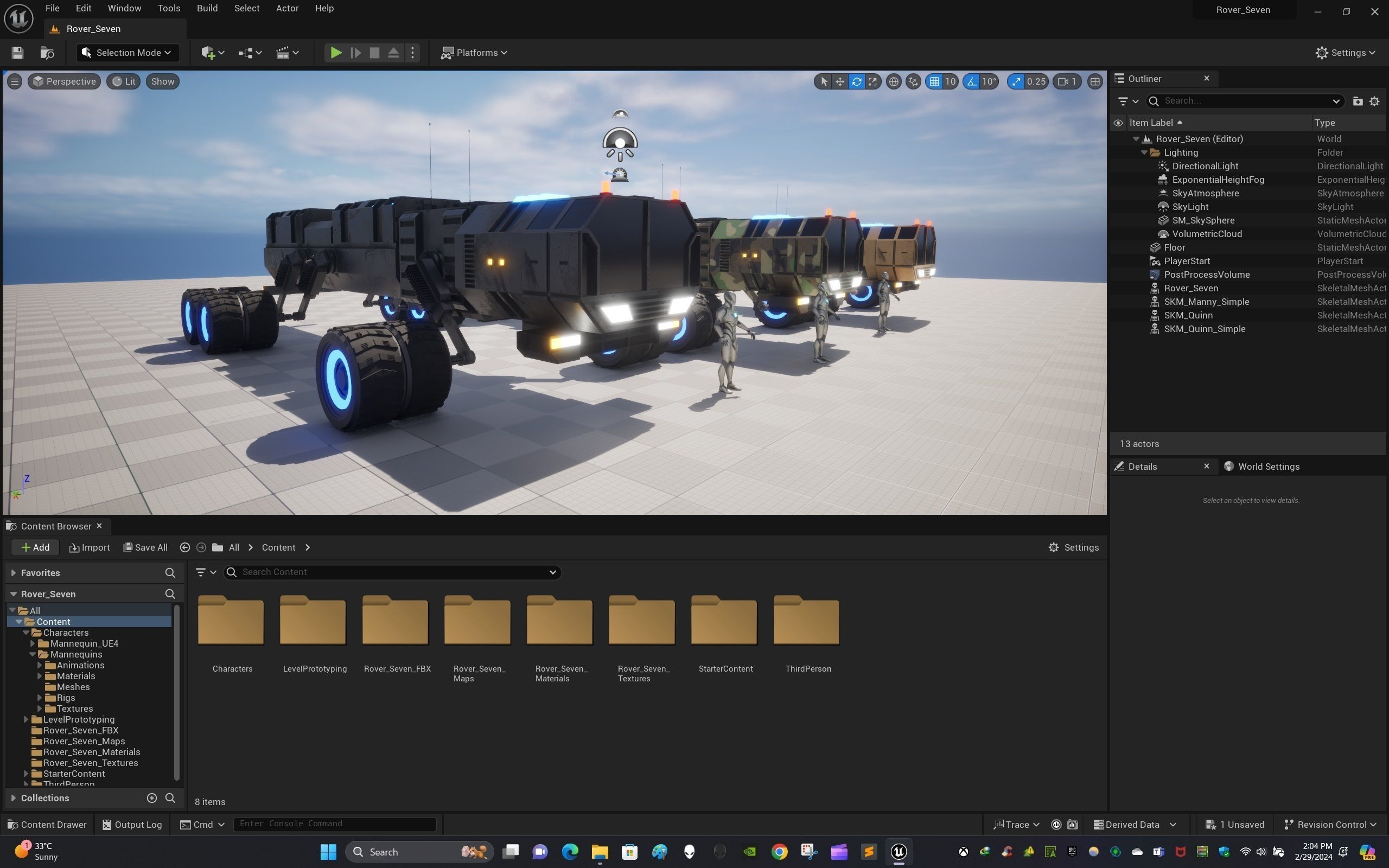 Rover Seven Low-poly 3D model_21